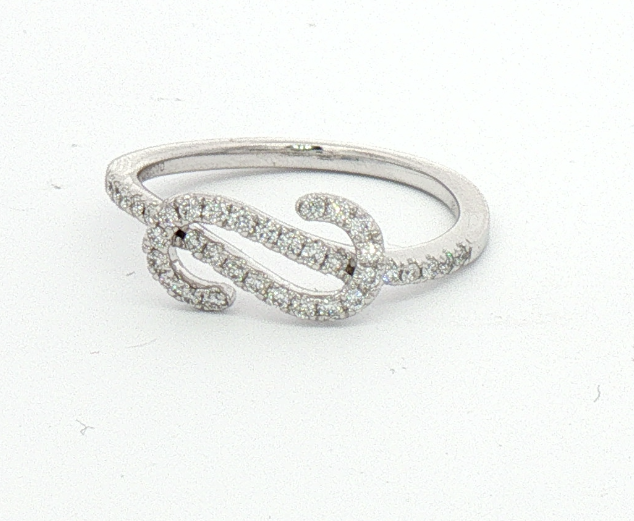 White Gold Diamond Infinity Band