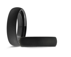 Men's Black Tungsten Ring.