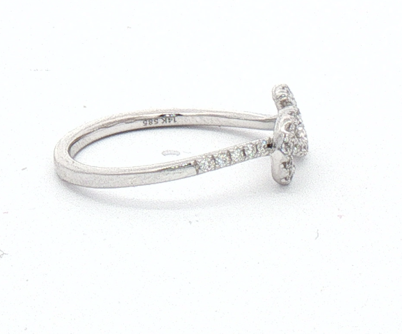 White Gold Diamond Infinity Band